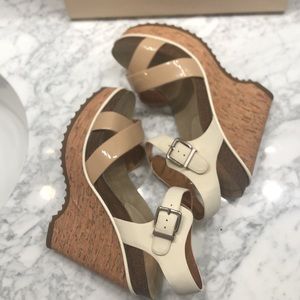 BCBG wedge sandals - size 11 - new